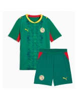 Senegal Vieraspaita Lasten MM-kisat 2026 Lyhythihainen (+ shortsit)